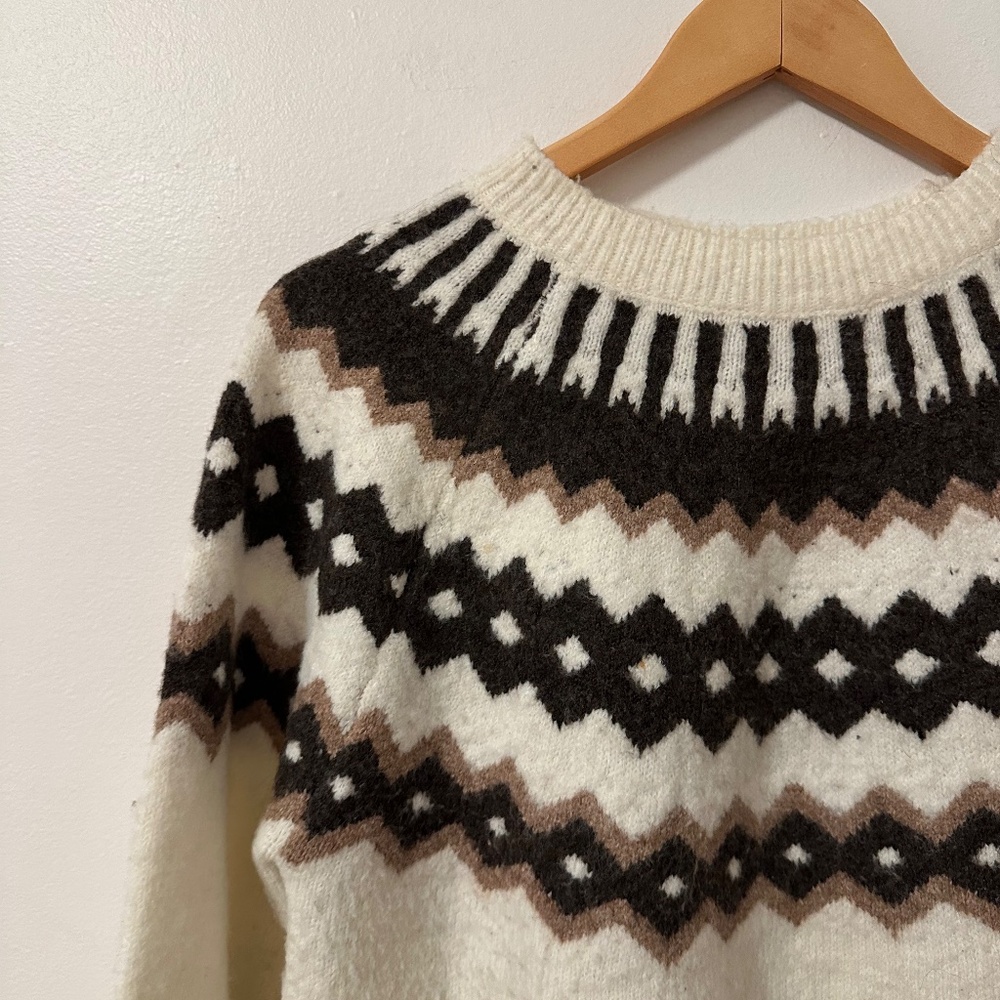 Pinch Easy Angles Retro Geometric Sweater | Size Small - Picture 6 of 11